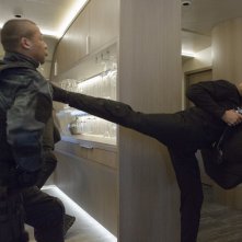 Fast & Furious 8: Jason Statham in azione in una scena del film