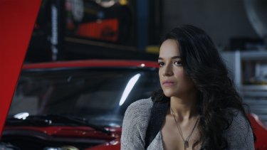 Fast & Furious 8: Michelle Rodriguez in una scena del film