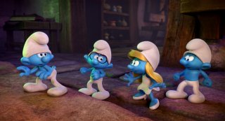 I Puffi - Viaggio nella foresta segreta: una scena del film d'animazione