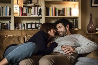 Moglie e marito: Pierfrancesco Favino e Kasia Smutniak in una scena del film