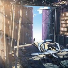 Oltre le nuvole, il luogo promessoci: un'immagine tratta dal film d'animazione