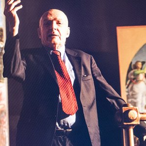 Raffaello - Il principe delle arti: lo storico dell'arte Antonio Paolucci in un momento del docufilm targato Sky