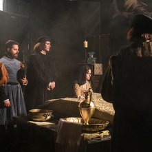 Raffaello - Il principe delle arti: Marco Cocci e Angela Curri in una scena del docufilm