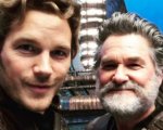 Guardiani della Galassia Vol. 2: Kurt Russell posa per una foto col 'fan' Chris Pratt
