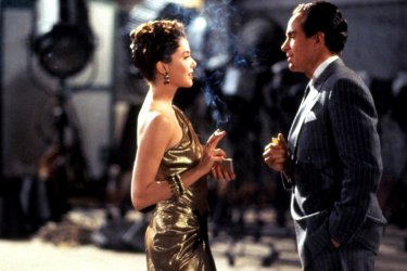 Bugsy: Warren Beatty e Annette Bening in una scena del film