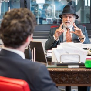 Le verità: Francesco Montanari e Luigi Diberti in una scena del film