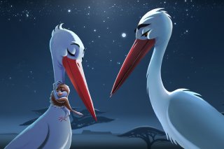 Richard the Stork: una scena del film d'animazione