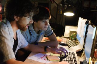 The Startup - Accendi il tuo futuro: Luca Di Giovanni e Andrea Arcangeli in una scena del film