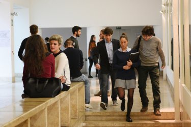 The Startup - Accendi il tuo futuro: Matteo Vignati, Matilde Gioli e Andrea Arcangeli in una scena del film