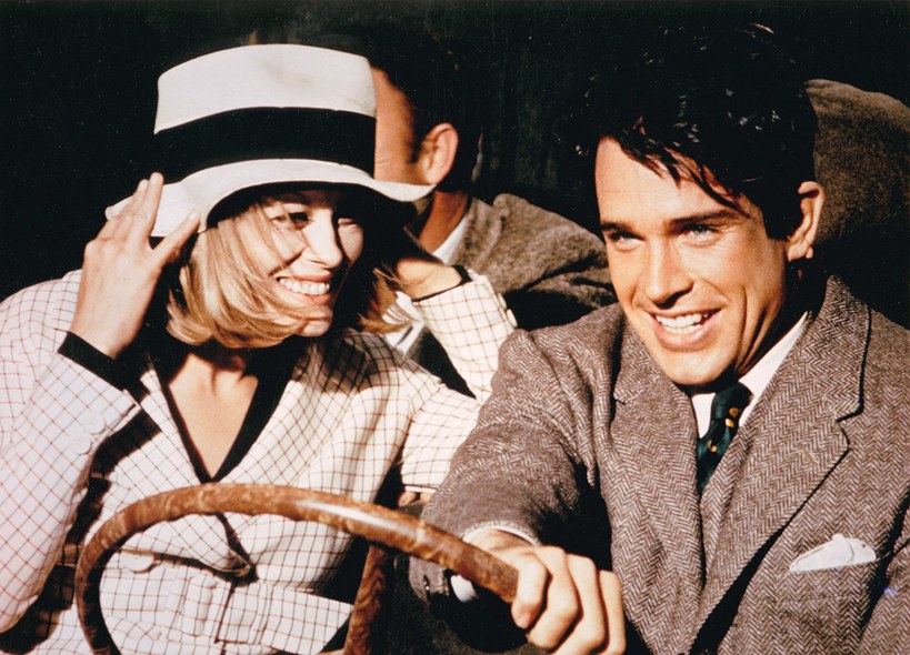 Gangster Story: Warren Beatty e Faye Dunaway in un momento del film