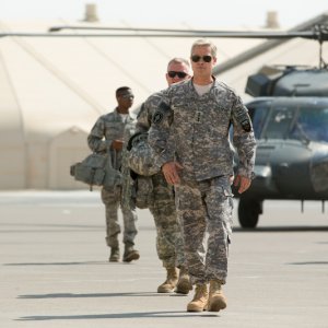War Machine: Brad Pitt in una foto del film