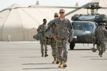 War Machine: Brad Pitt in una foto del film