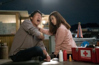 Luck-Key: Yu Hae-jin e Yun-hie Jo in un divertente momento