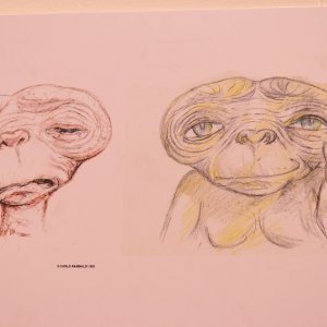 Romics 2017: studio delle espressioni di E.T. alla mostra dedicata a Carlo Rambaldi