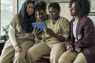 Orange Is The New Black: una foto di Vicky Jeudy, Adrienne C. Moore, Danielle Brooks, e Amanda Stephen