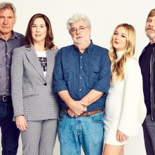Star Wars Celebration: Billie Lourd insieme a George Lucas, Mark Hamill, Harrison Ford e Kathleen Kennedy