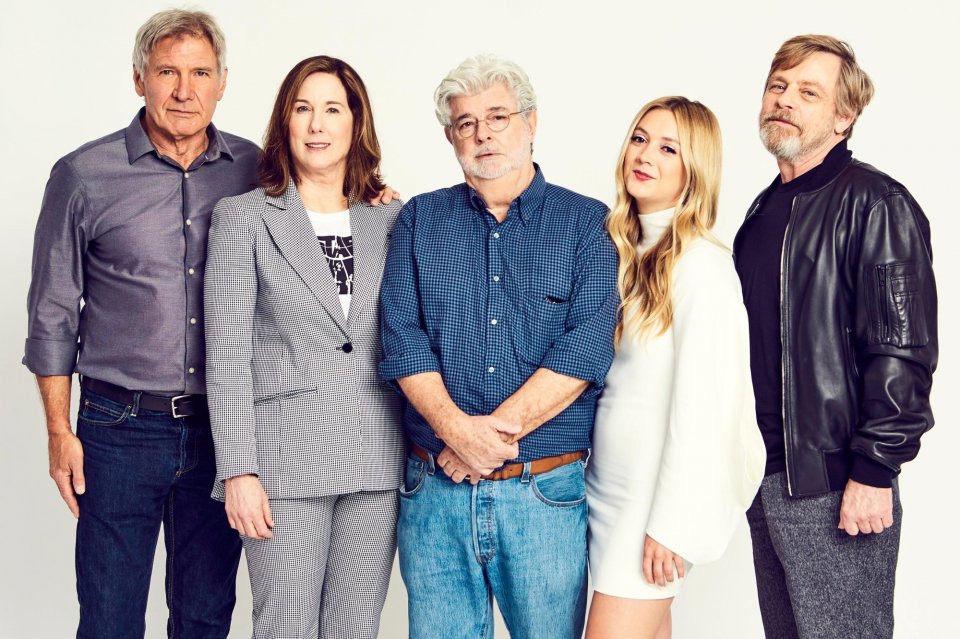 Star Wars Celebration: Billie Lourd insieme a George Lucas, Mark Hamill, Harrison Ford e Kathleen Kennedy