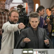 Star Wars: Gli ultimi Jedi - Carrie Fisher sul set del film