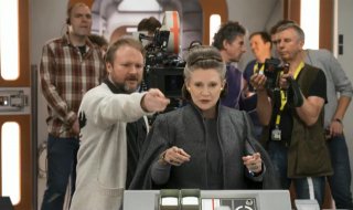 Star Wars: Gli ultimi Jedi - Carrie Fisher sul set del film