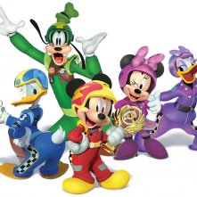 Topolino e Gli Amici del Rally: un'immagine dei protagonisti