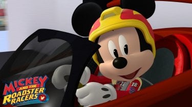 Topolino e Gli Amici del Rally: una scena della serie animata