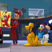 Topolino e Gli Amici del Rally: un momento della serie