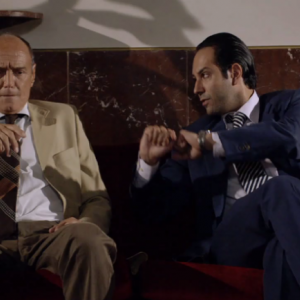 Il mondo di mezzo: Matteo Branciamore e Massimo Bonetti in un momento del film