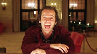 Shining: Jack Nicholson in una scena del film
