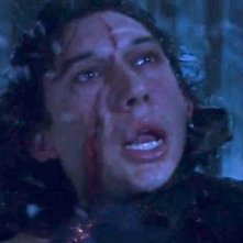 Star Wars: il risveglio della forza, la cicatrice sul volto di Adam Driver