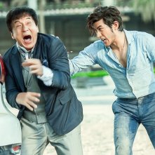 Kung Fu Yoga: Jackie Chan e Aarif Rahman in una scena del film