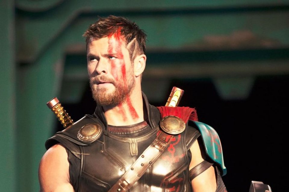 Thor: Ragnarok, un'immagine ravvicinata di Chris Hemsworth