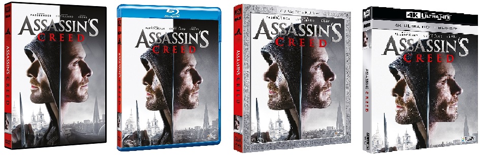 Le cover homevideo di Assassin's Creed