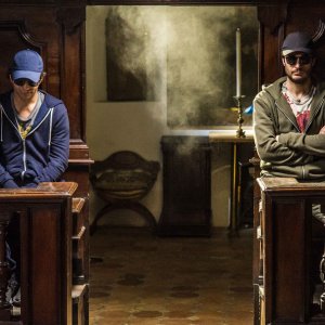 I peggiori: Lino Guanciale e Vincenzo Alfieri in una scena del film