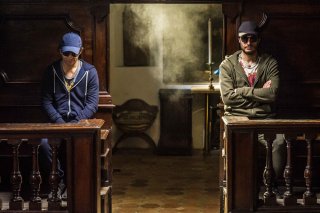 I peggiori: Lino Guanciale e Vincenzo Alfieri in una scena del film