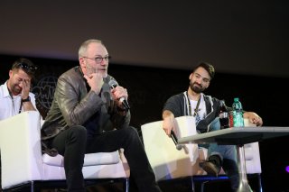 Comicon 2017: Liam Cunningham durante l'incontro con i fan