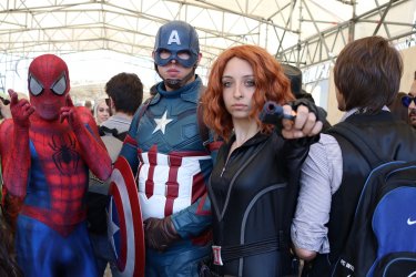 Comicon 2017: cosplayer Marvel