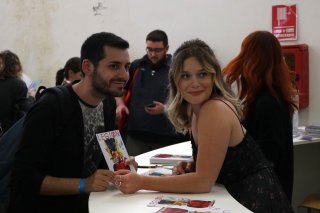 Comicon 2017: Rachel Keller alla firma degli autografi