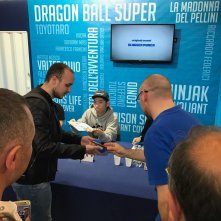 Comicon 2017: Toyotaro firma autografi