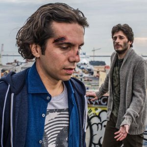 I peggiori: Vincenzo Alfieri e Lino Guanciale in un momento del film