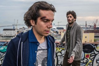 I peggiori: Vincenzo Alfieri e Lino Guanciale in un momento del film