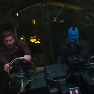 Guardiani della Galassia Vol. 2: Star-Lord e Yondu in una foto del film