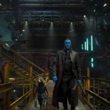 Guardiani della Galassia Vol. 2: Rocket, Groot e Yondu in una foto del film