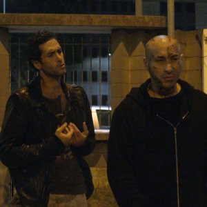 Milano in the Cage - The Movie: Alberto Lato e Cristian Stelluti in una scena del film