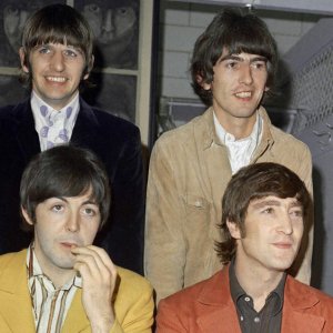 The Beatles: Sgt. Pepper and Beyond, il celebre gruppo inglese in un'immagine del documentario