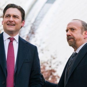Billions: una scena della seconda stagione con Paul Giamatti