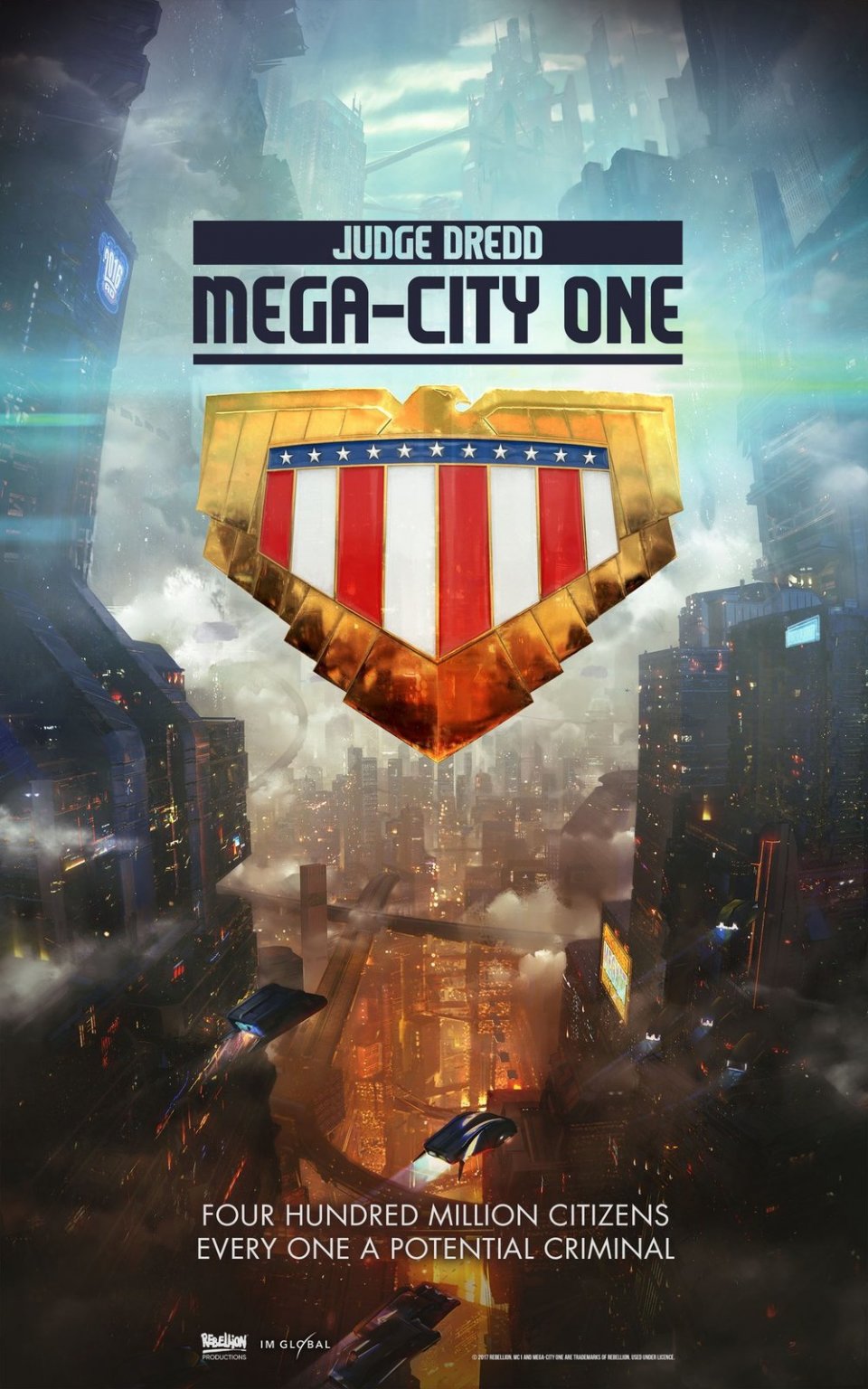 Judge Dredd: Mega-City One: il primo poster
