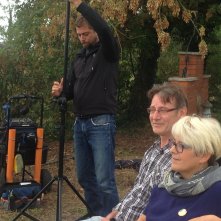 Indizi di felicità: un'immagine dal set