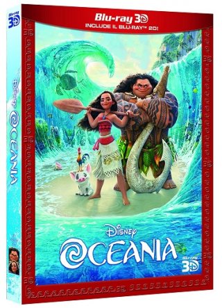 la cover del blu-ray 3D di Oceania