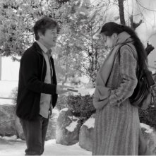 The Day After: Kwon Hae-hyo e Kim Min-hee in una scena del film