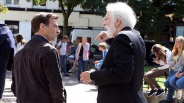 Happy End: Michael Haneke e Mathieu Kassovitz sul set